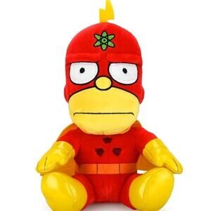Kidrobot The Simpsons Radioactive Man (Homer Simpson) 8" Phunny Plush